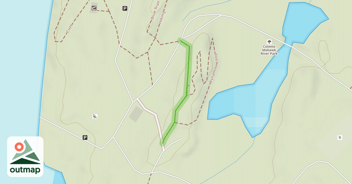Map of Hiking