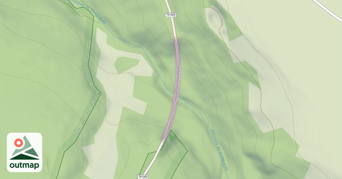 Map of Viaduc de Fontfreyde