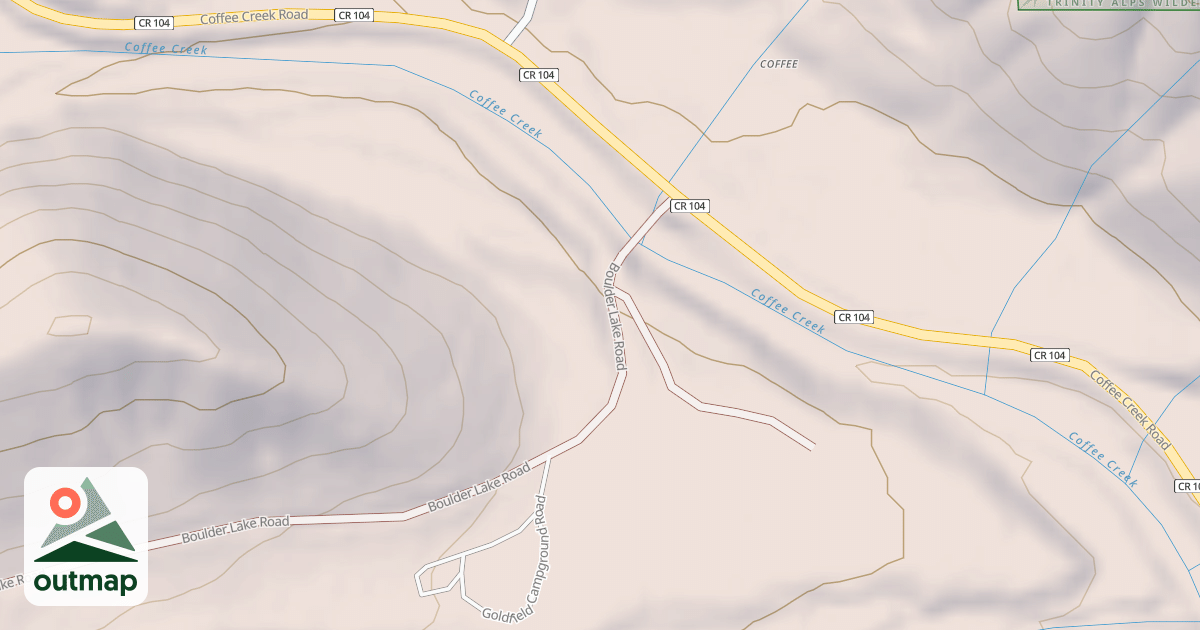 Map of BOULDER LAKE