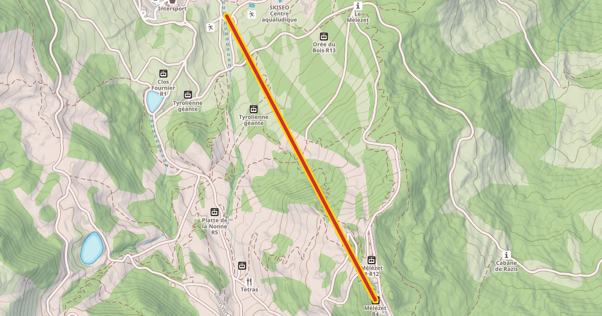 Map preview of Mélézet R4