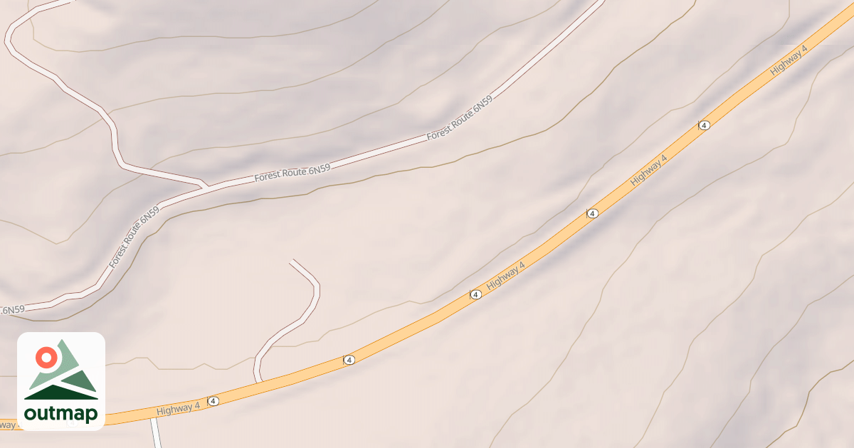 Map of USFS Motor Vehicle Use Map Roads {E69A7645-2A0A-4208-B7E6-B994A5AE8B23}