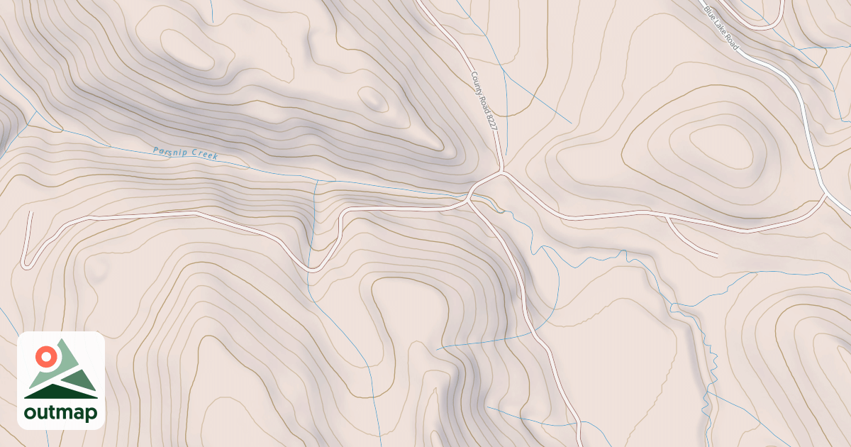 Map of BLUE LAKE RANCH