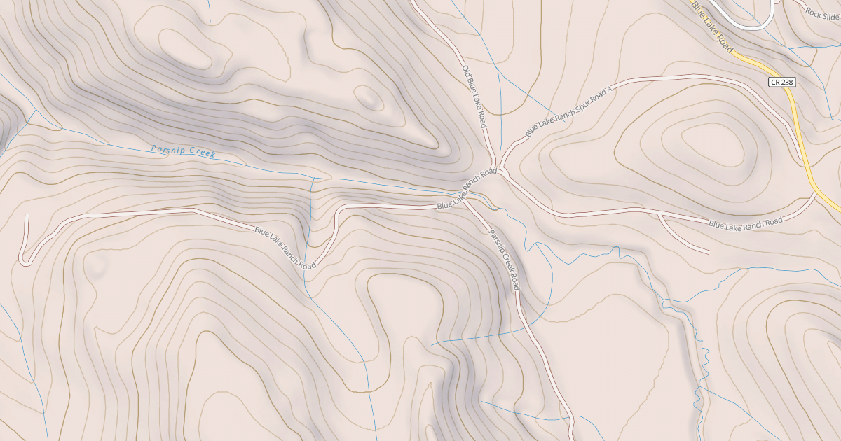 Map preview of BLUE LAKE RANCH