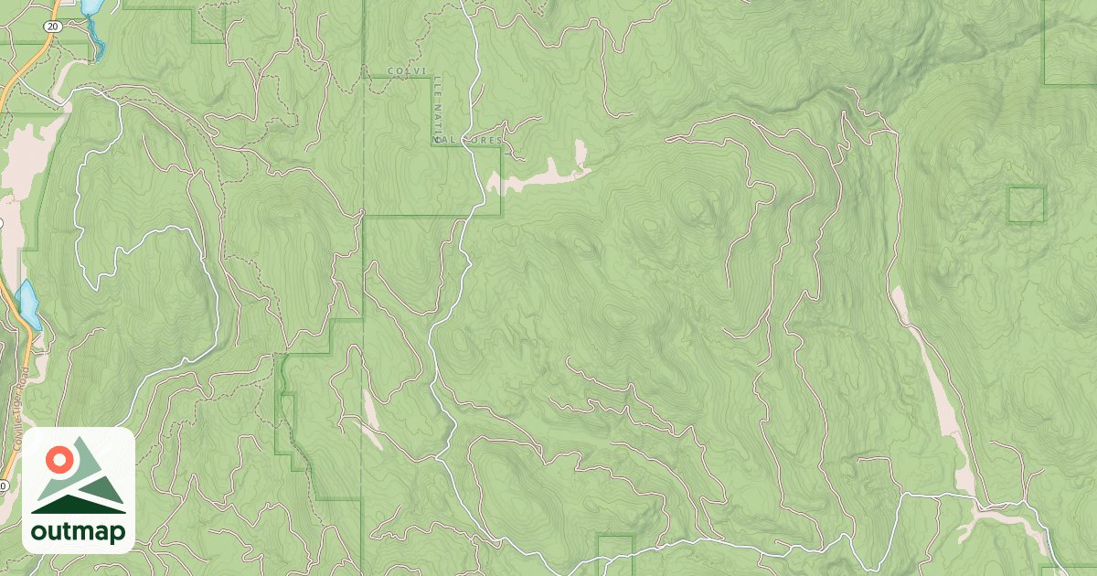 Map of TACOMA DIVIDE
