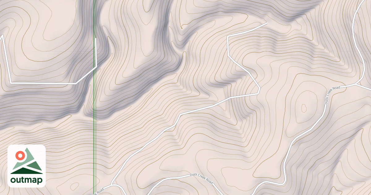Map of UPPER DUCK