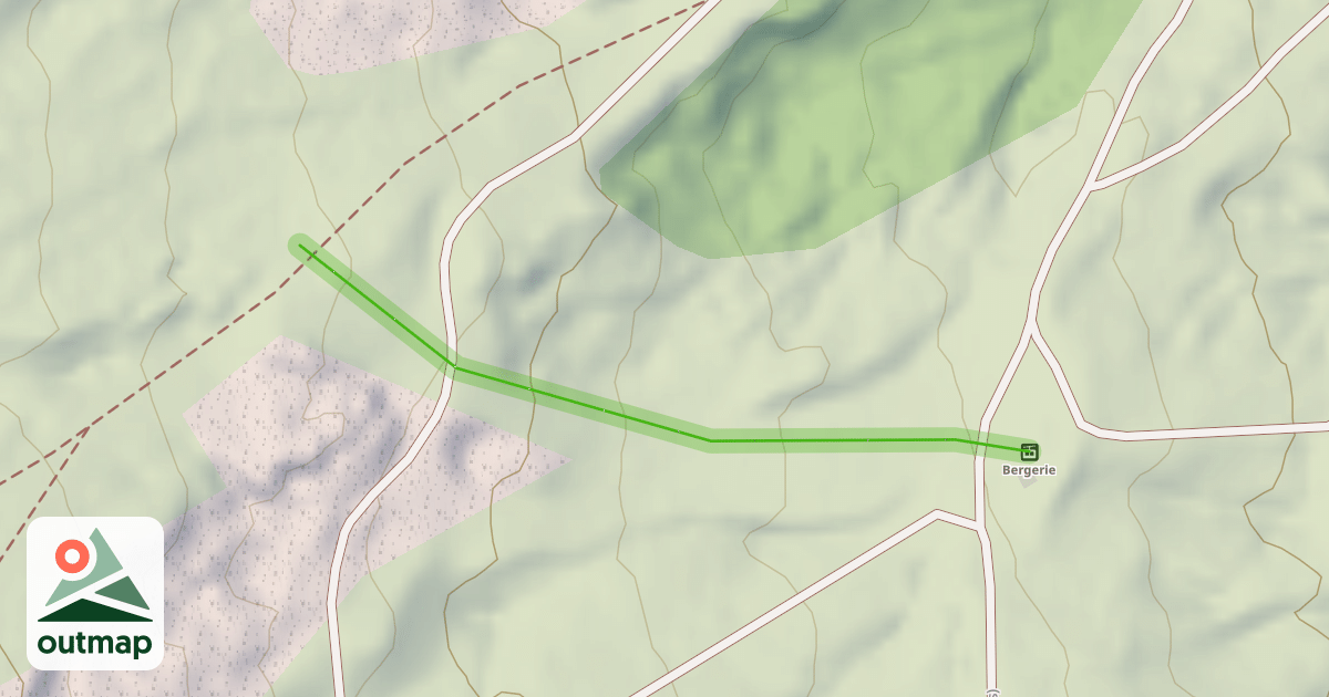 Map of Le Chamois