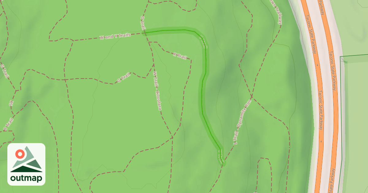 Map of Y Trail