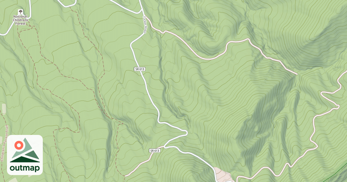 Map of TUCKER