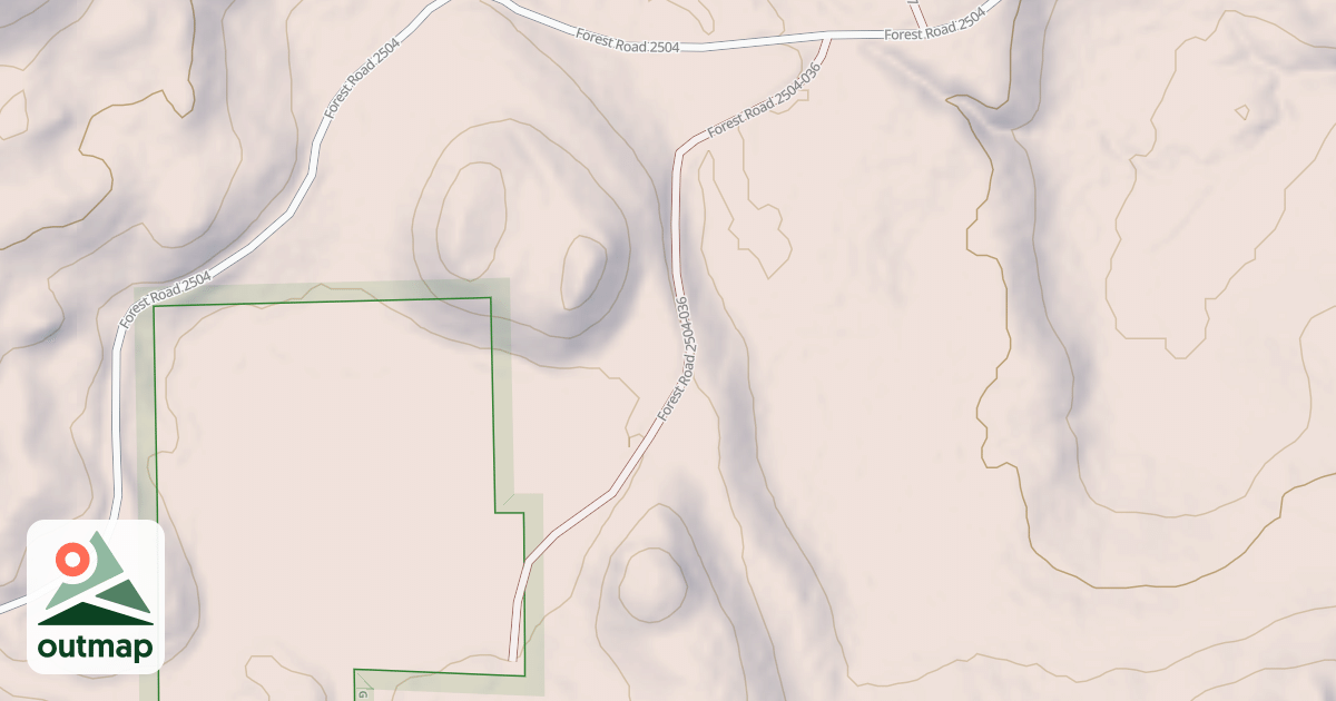Map of AMES RANCH ROAD