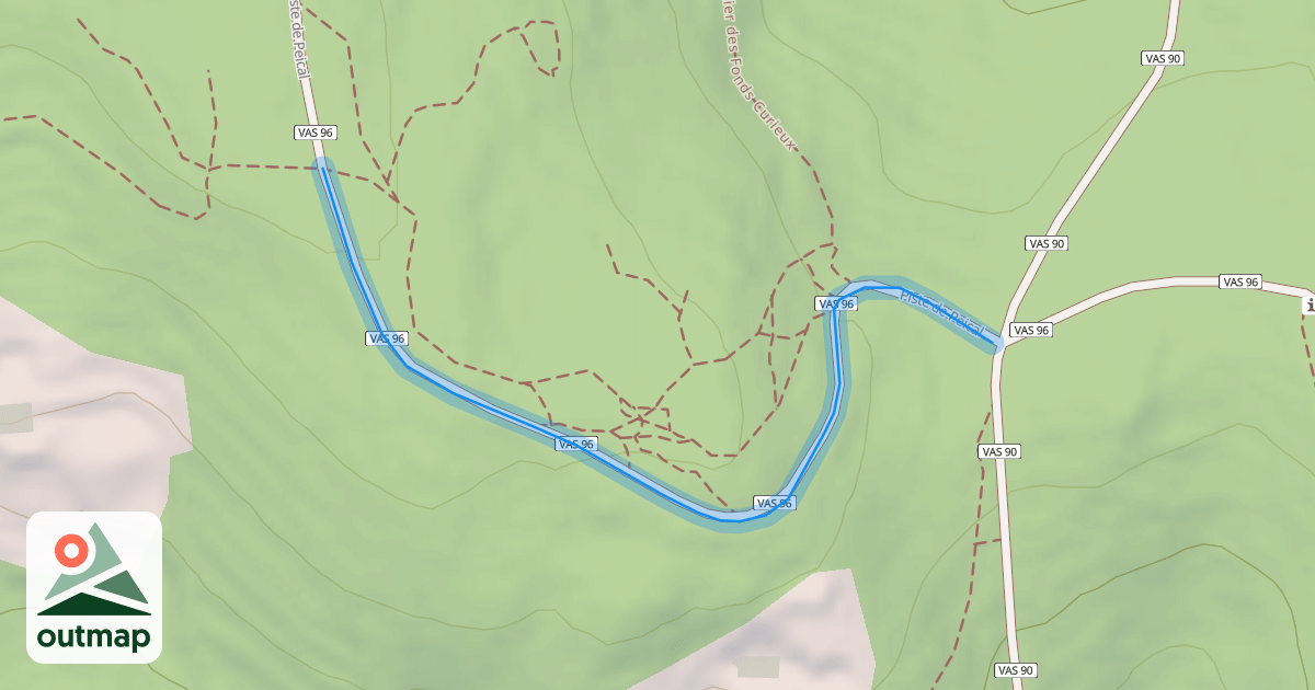 Map of Piste de Peical