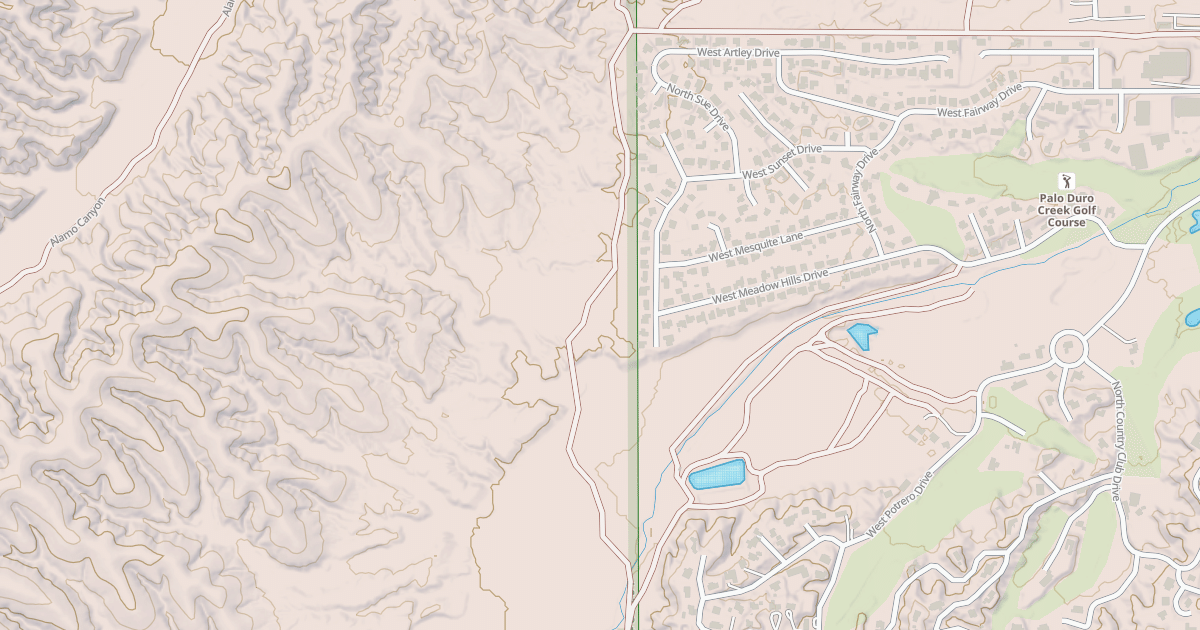 Map preview of MEADOW HILLS