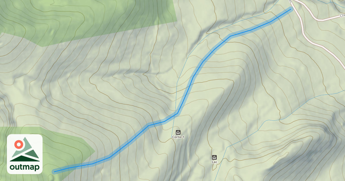 Map of Corne Rouge