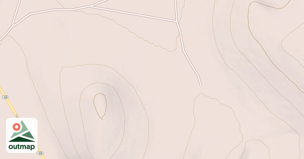 Map of SADDLEWAY SPUR ROAD
