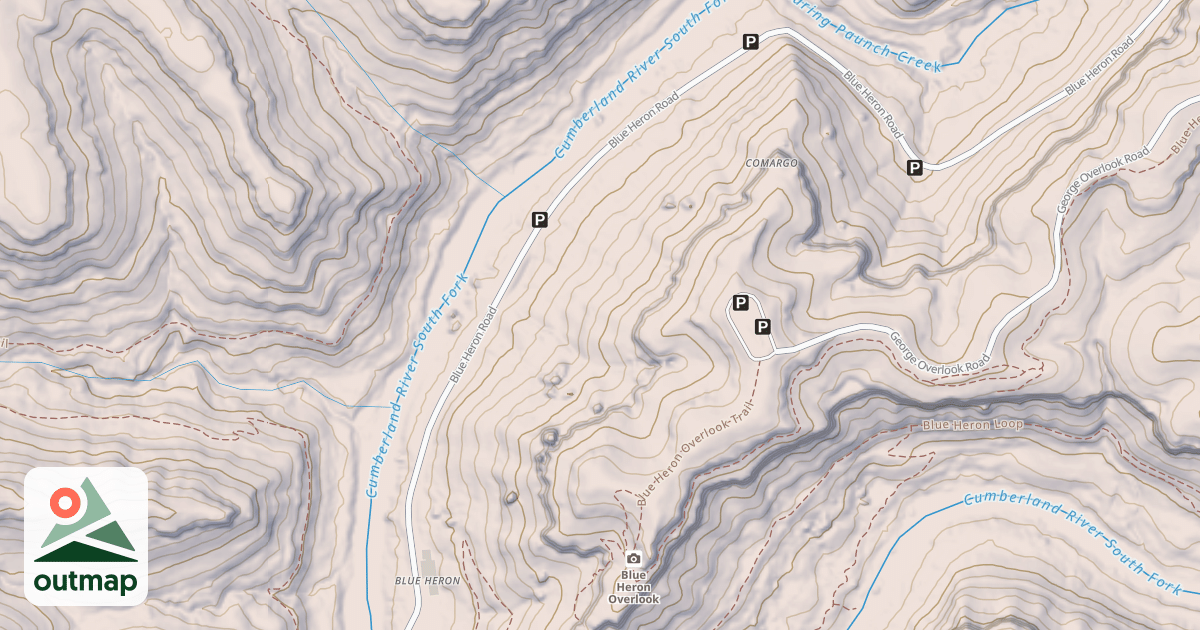 Map of K & T Railroad R.O.W.