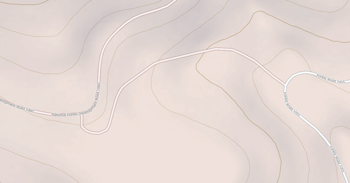 Map preview of USFS National Forest System Roads {650AFB19-1227-4315-9B6C-95241B8368E4}