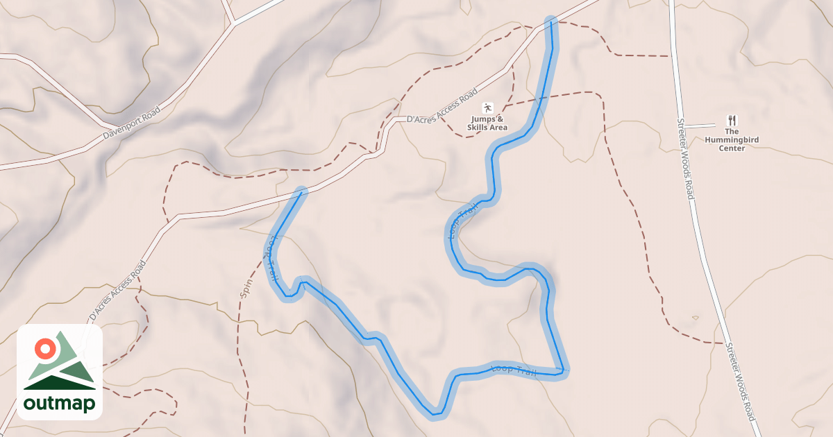 Map of Loop Trail