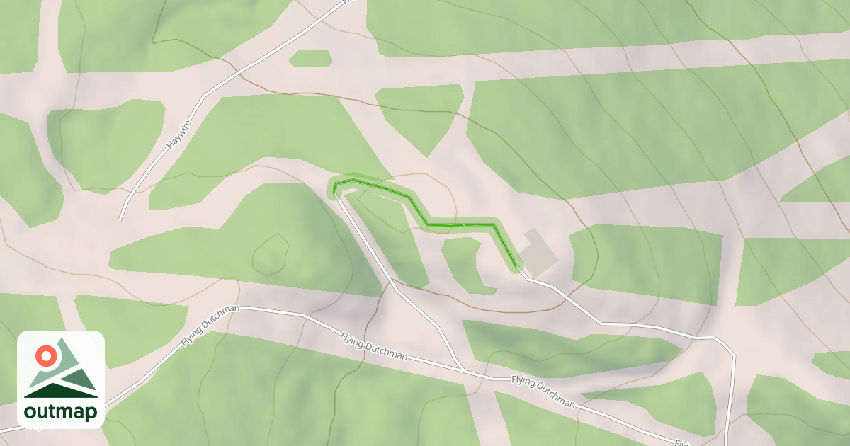 Map of Hermitage Club Mid Mountain Cabin Service Road