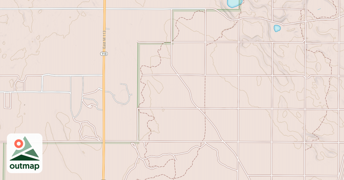 Map of Grand Traverse Motorcycle Trail