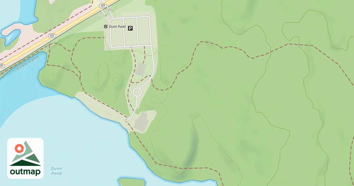 Map of Campfire Hill Trail