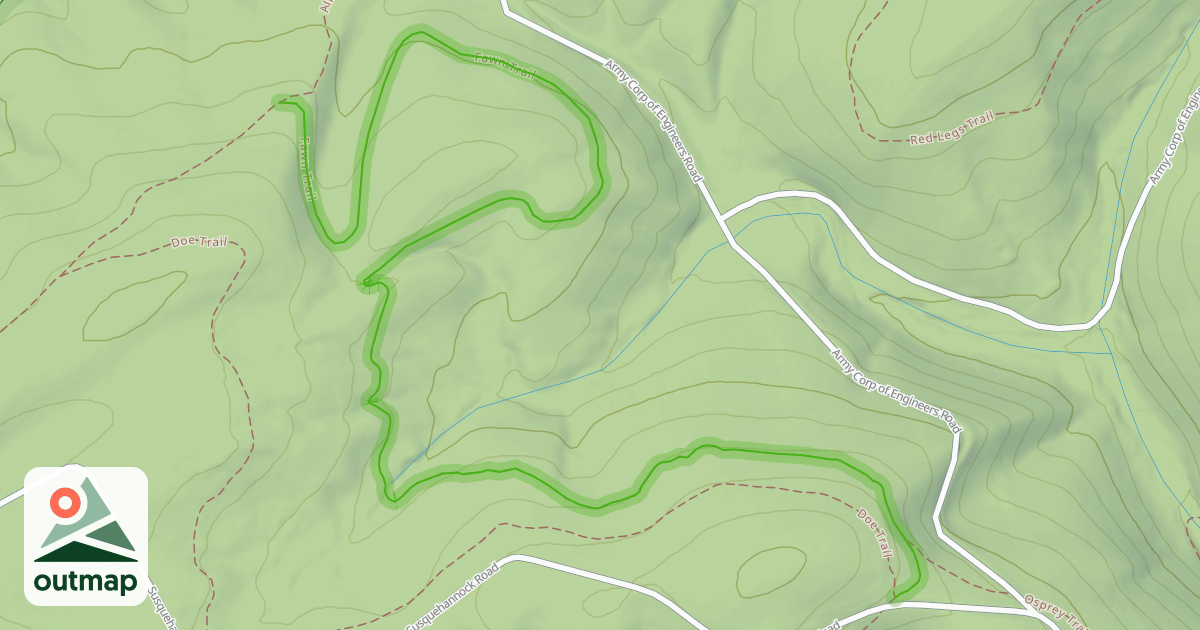 Map of Fawn Trail