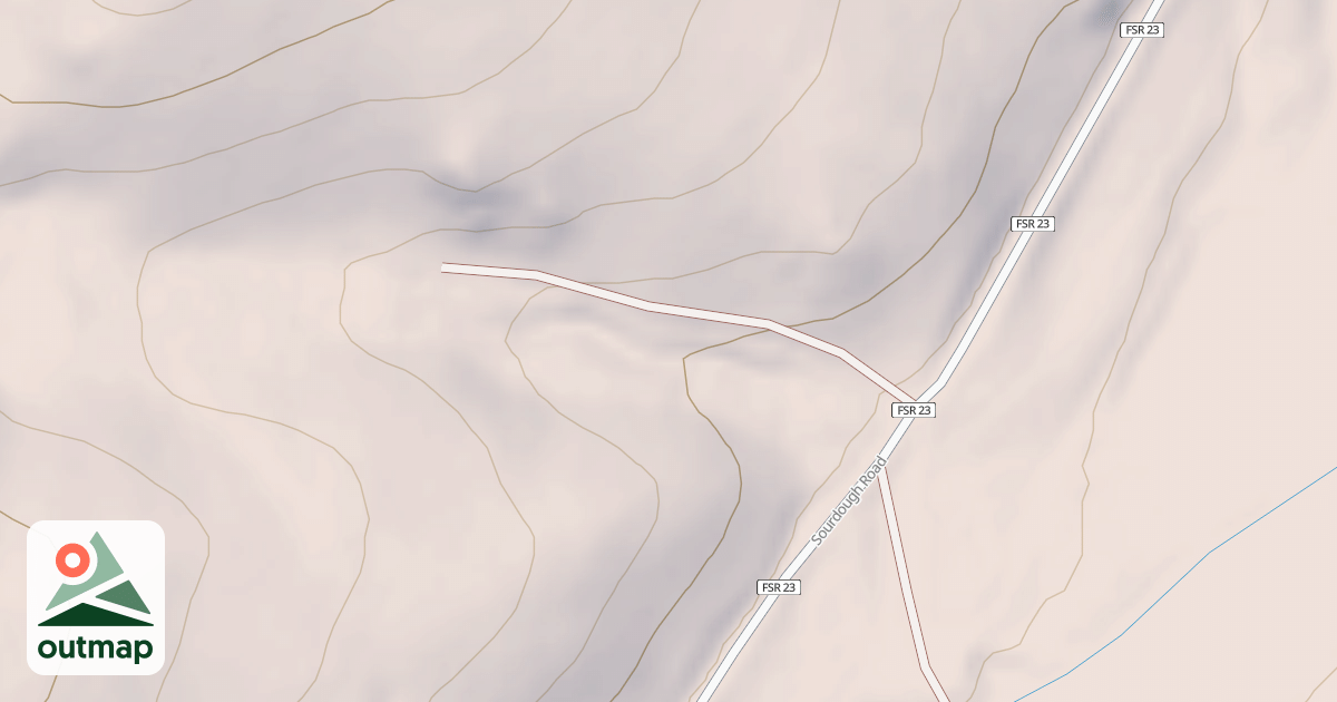 Map of SOURDOUGH COW CAMP
