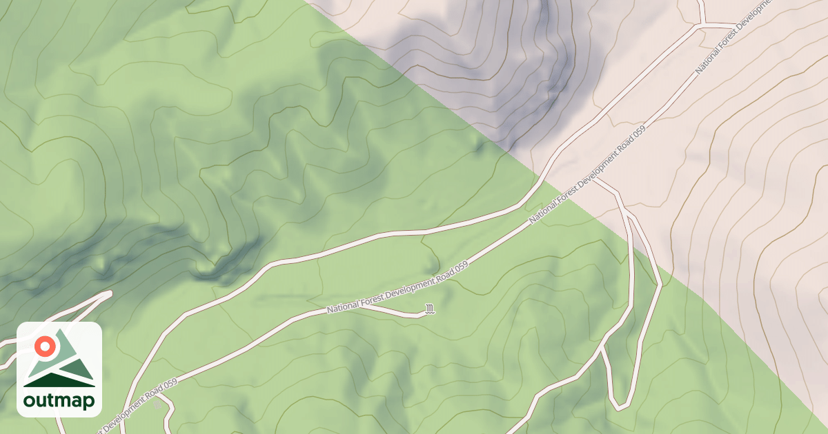 Map of NORTHWAY ROAD K