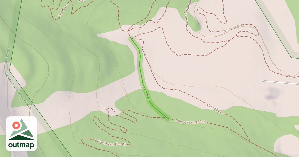 Map of Greenhorn