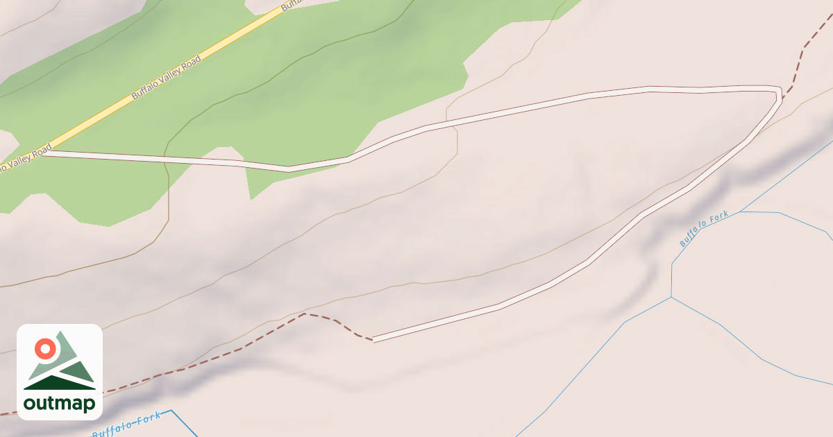 Map of BUFFALO VALLEY ROAD DISPERSED