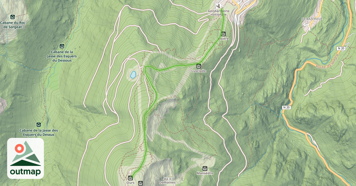 Map of Bonascre