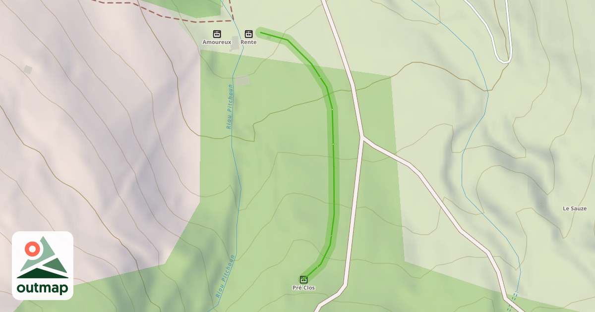 Map of Pré Clos