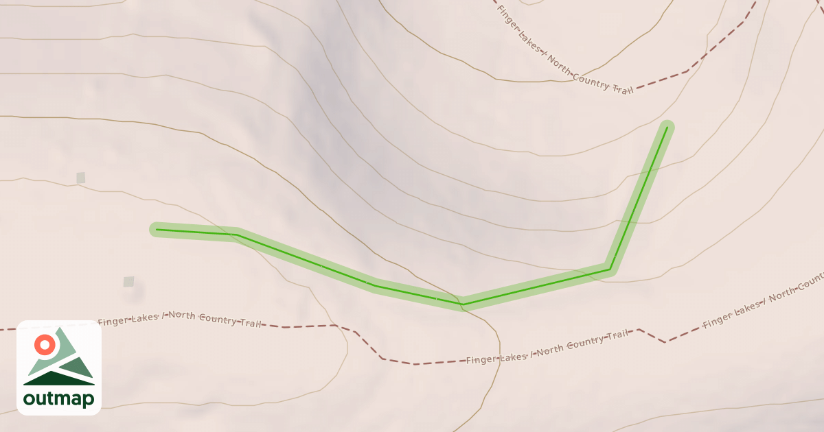 Map of Upper Goat Path