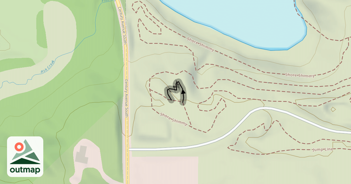 Map of Skinny Shimmy