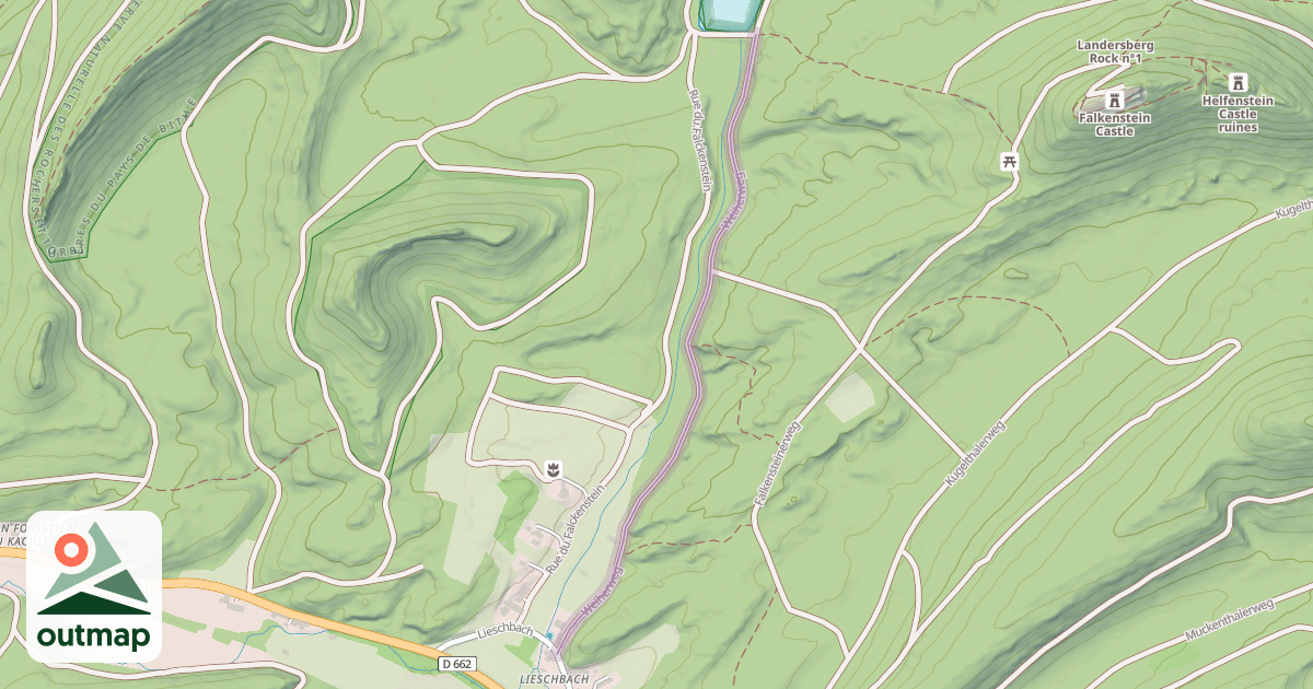 Map of Weiherweg
