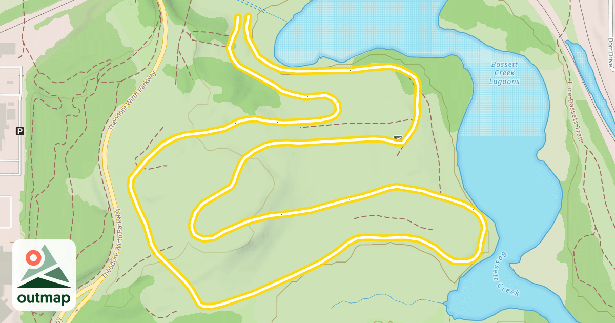 Map of Skyline Trail