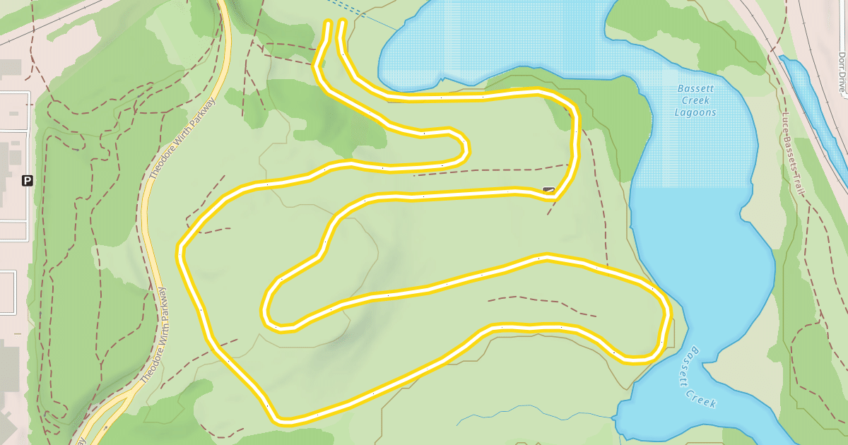 Map preview of Skyline Trail