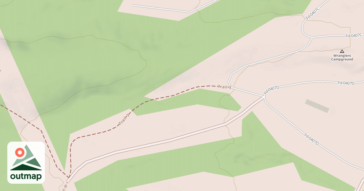 Map of TRAIL SYSTEM ACCESS