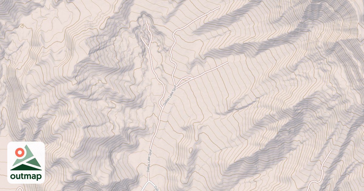 Map of DALLAS LAKE SPUR