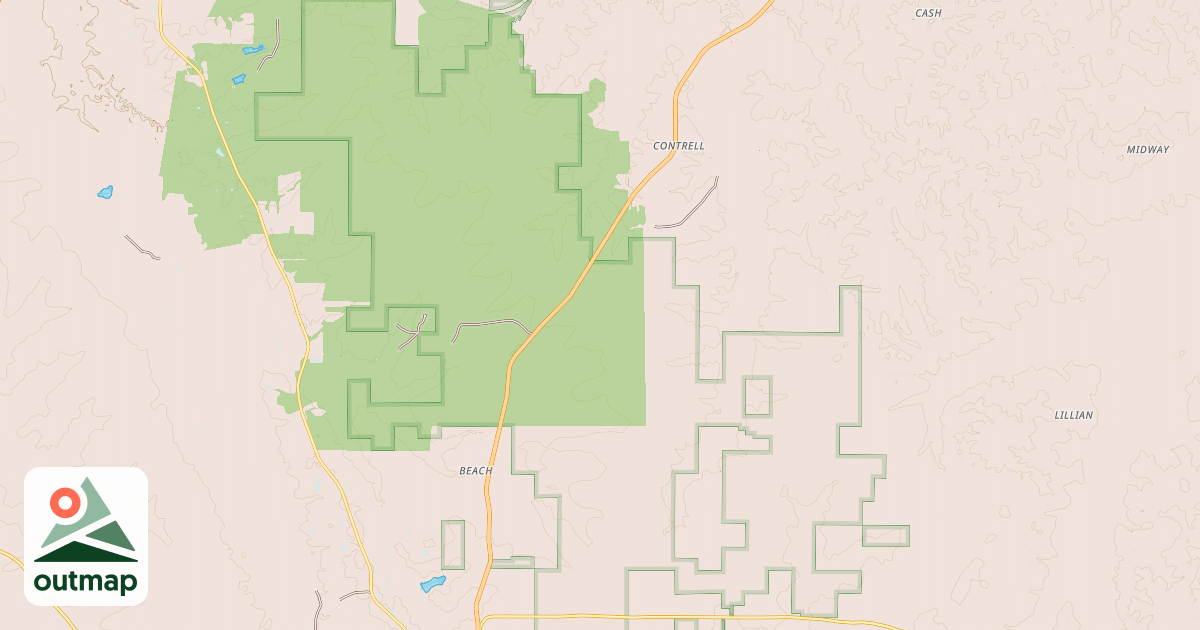 Map of MORGAN