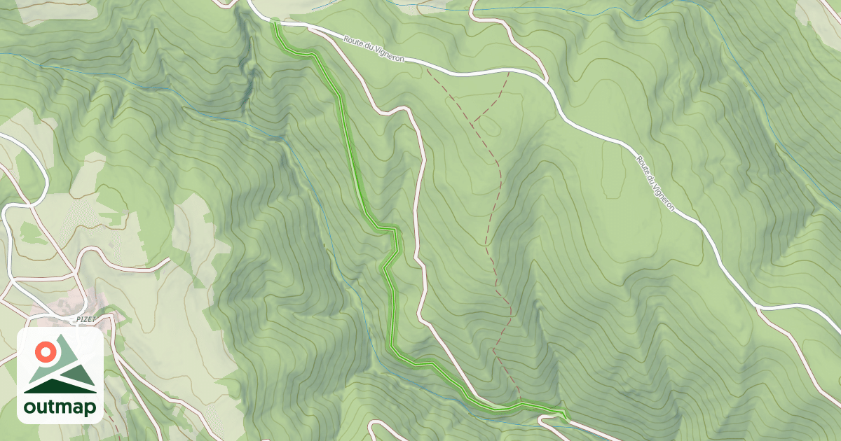 Map of Chemin de Malacrose