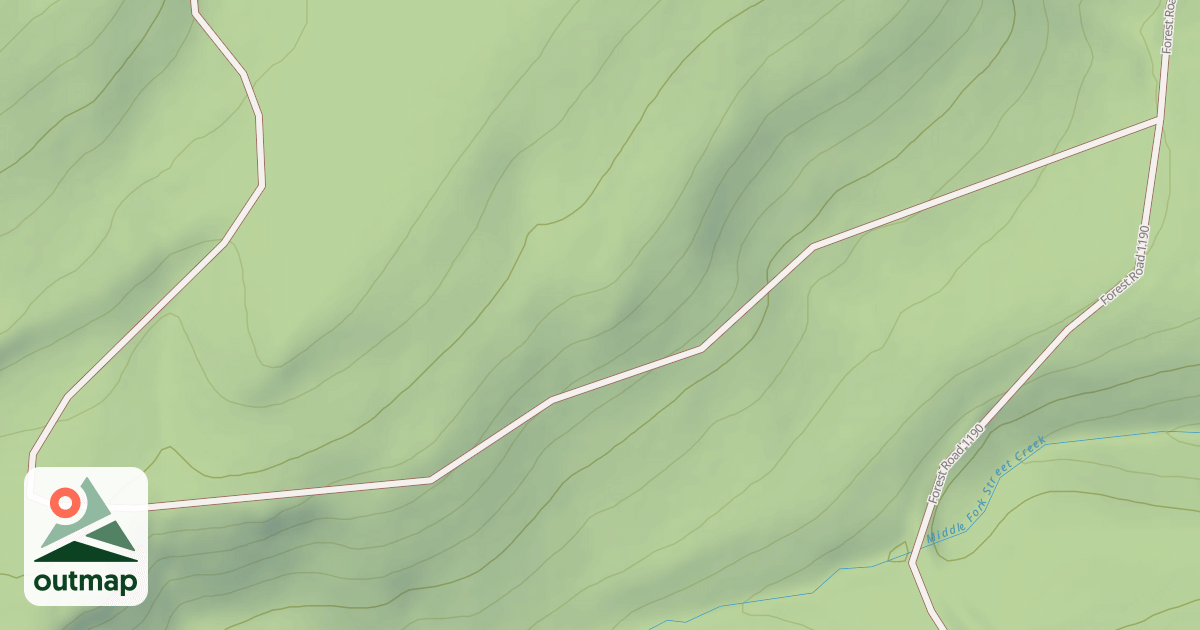 Map of USFS Motor Vehicle Use Map Roads {3BF8A703-266E-468B-8968-24E02BD74E4A}