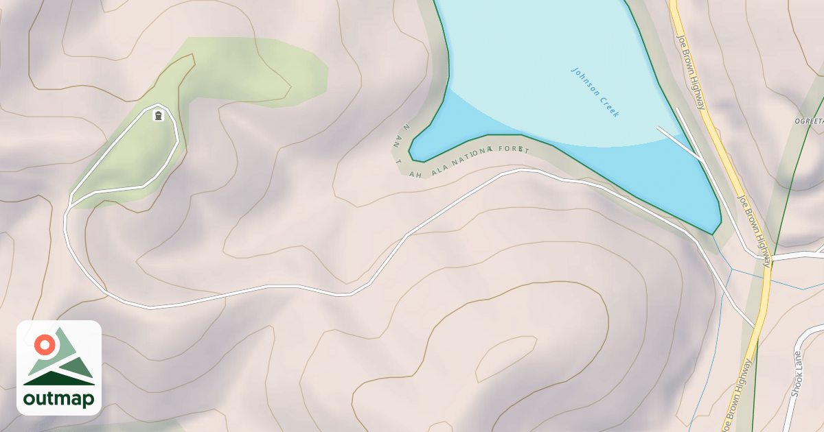 Map of OGREETA CEMETERY