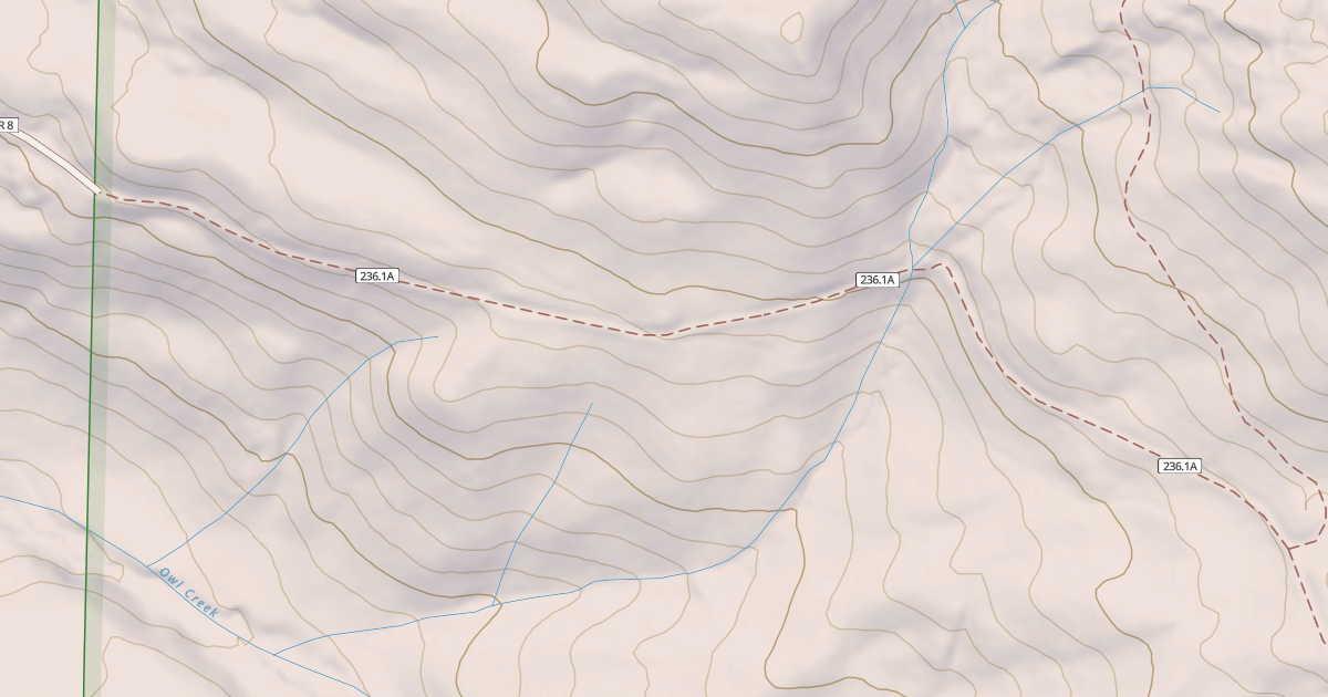 Map preview of USFS Motor Vehicle Use Map Trails 3817