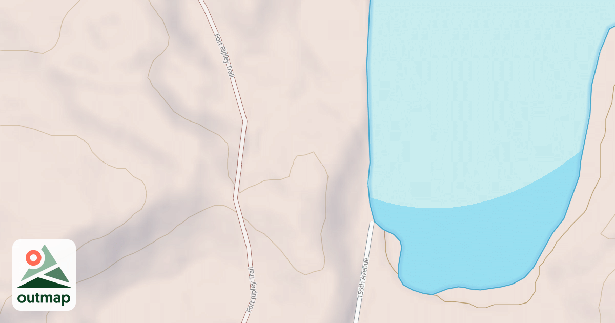 Map of Fort Ripley Trails
