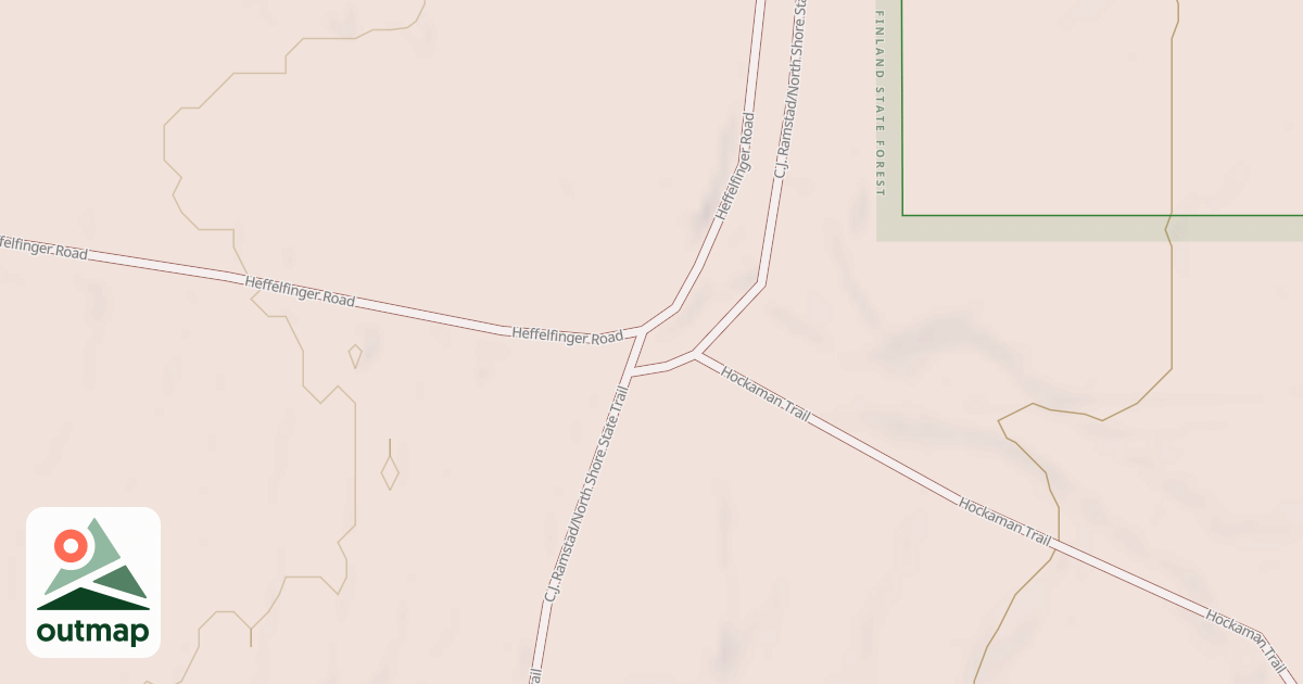 Map of Moose Run Trail