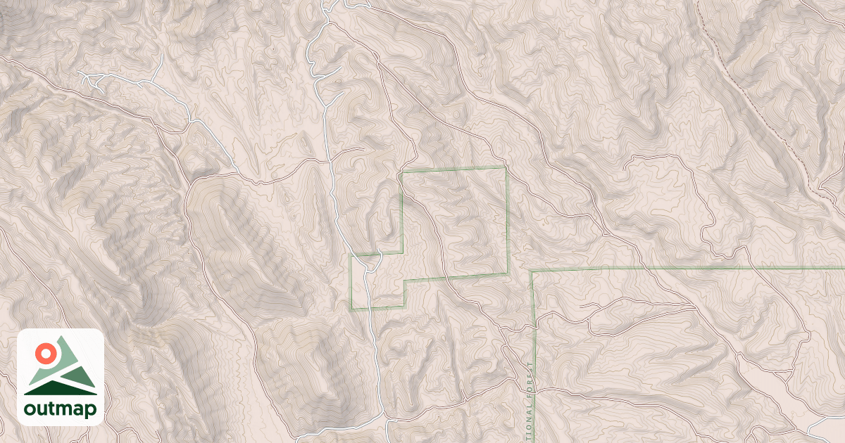 Map of MUDDY POCKETS