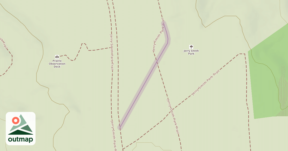 Map of Jerry Smith Park Trail