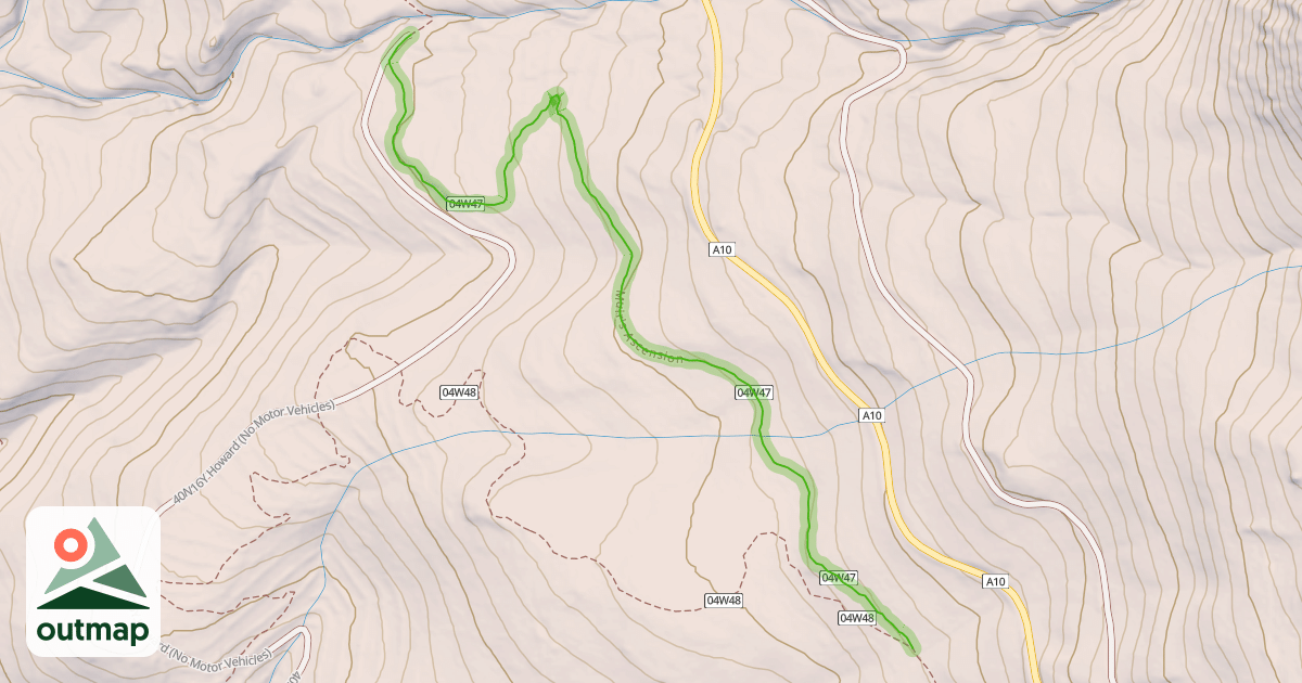 Map of Muir's Ascension