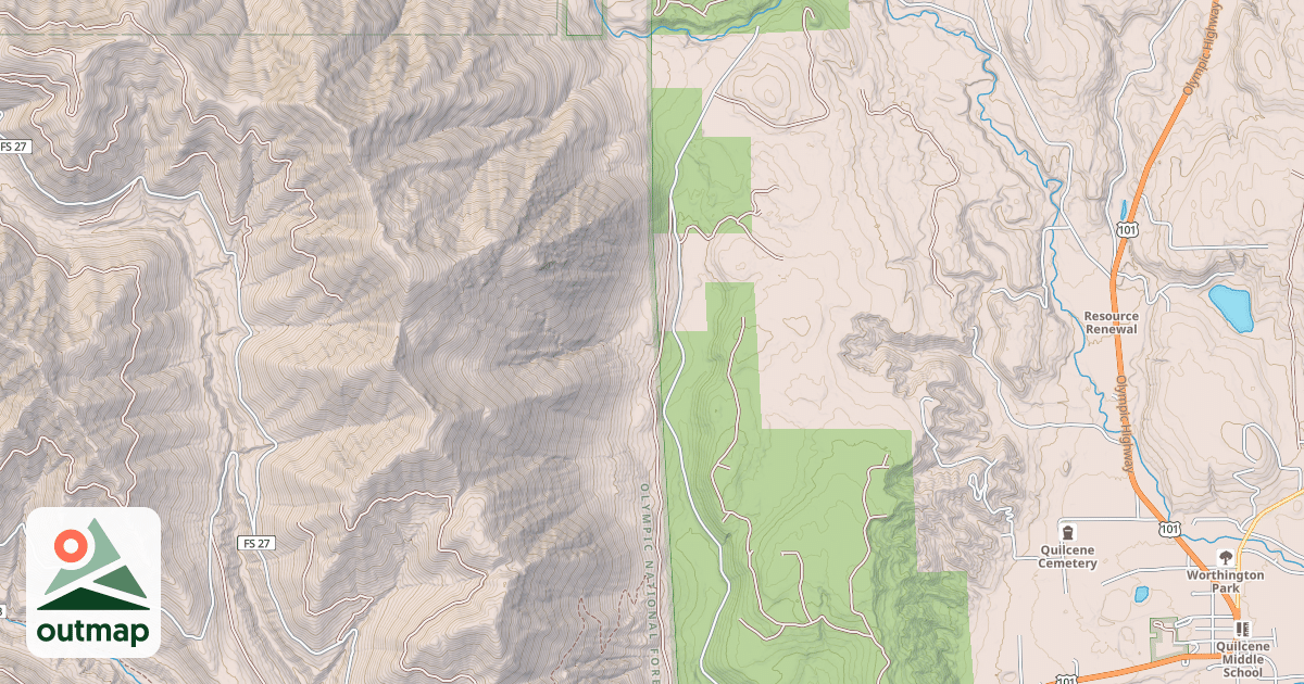 Map of USFS Motor Vehicle Use Map Roads {1E2ED5BA-CCFF-4472-BCEB-8A85E559B329}