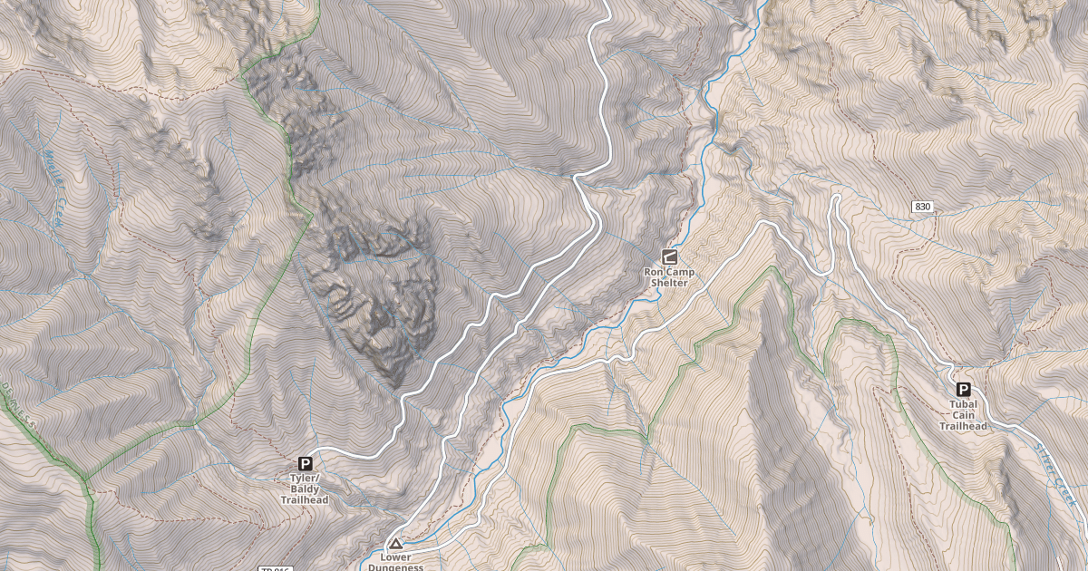 Map preview of USFS Motor Vehicle Use Map Trails 19988