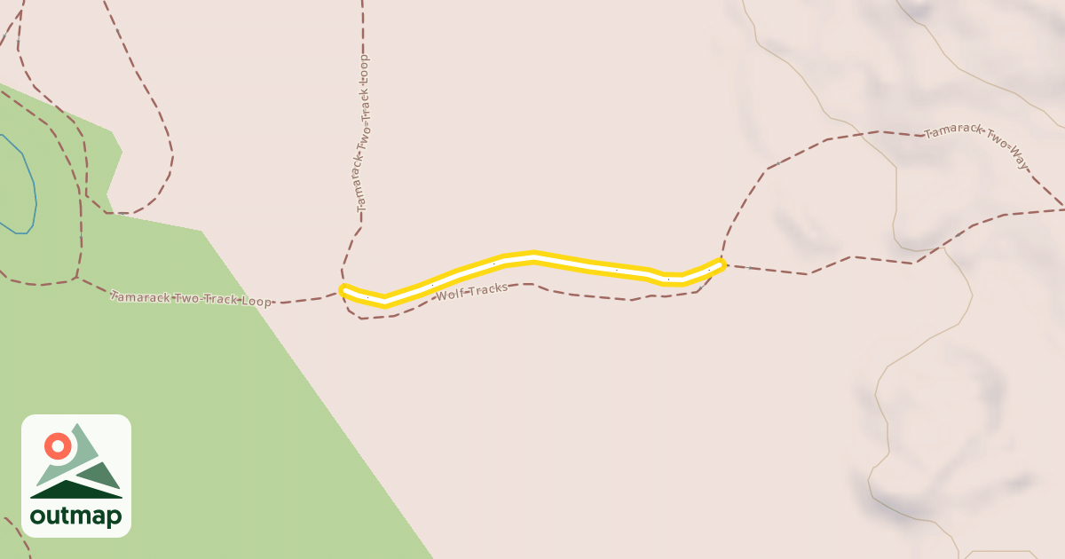 Map of Wolf Tracks